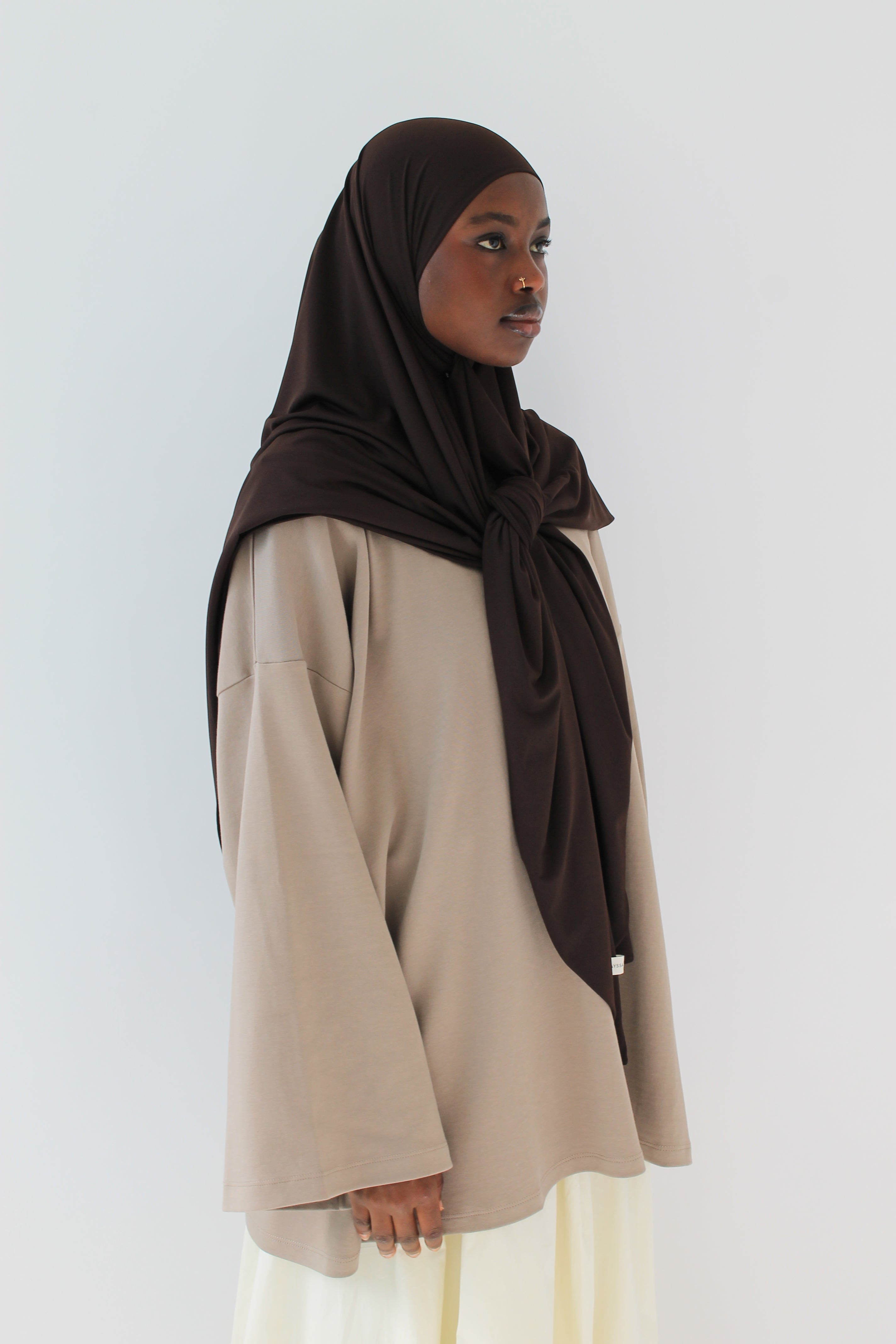 HIJAB CARRÉ JERSEY PREMIUM Mayssa Mastour