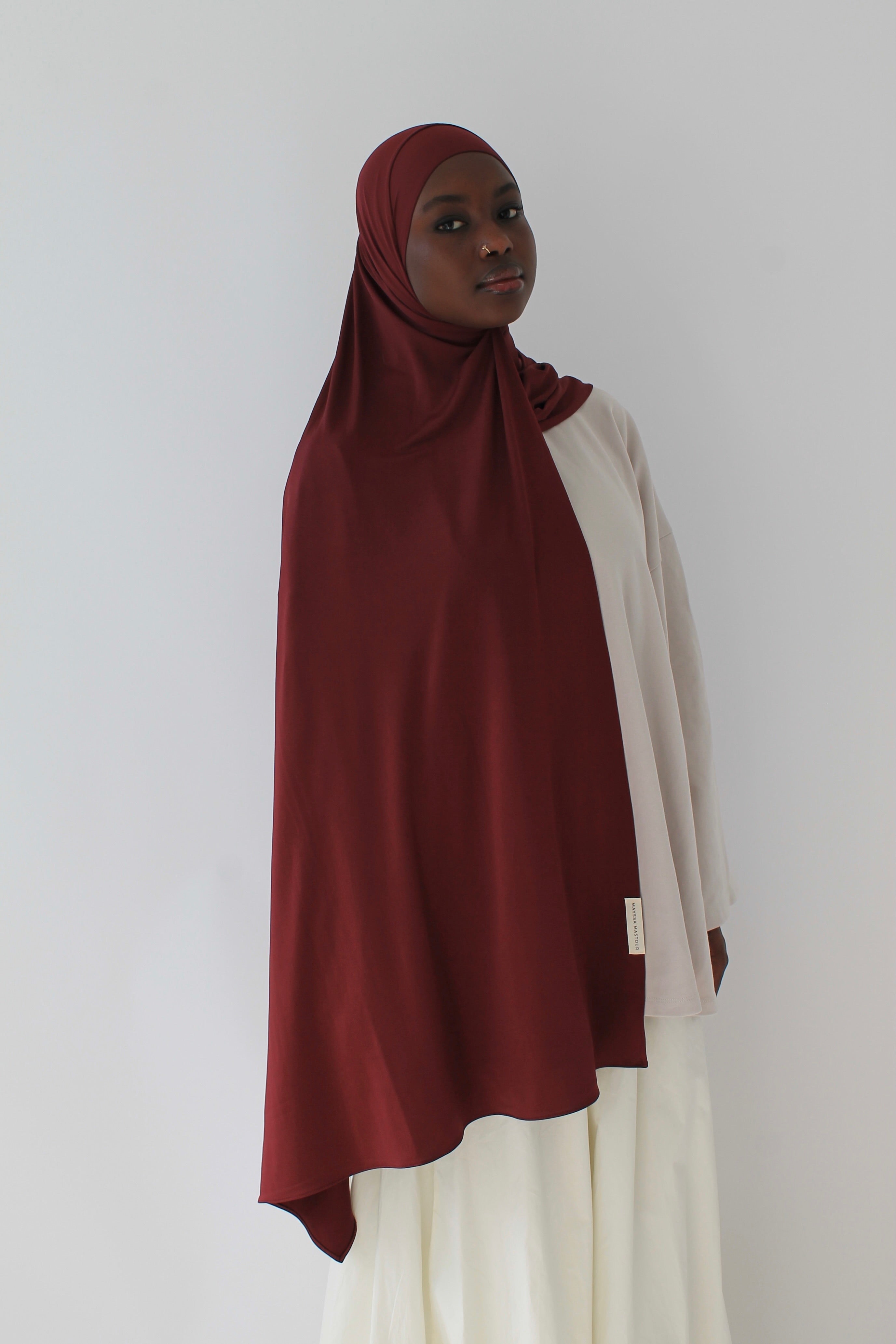 HIJAB JERSEY AIR BORDEAUX Mayssa Mastour