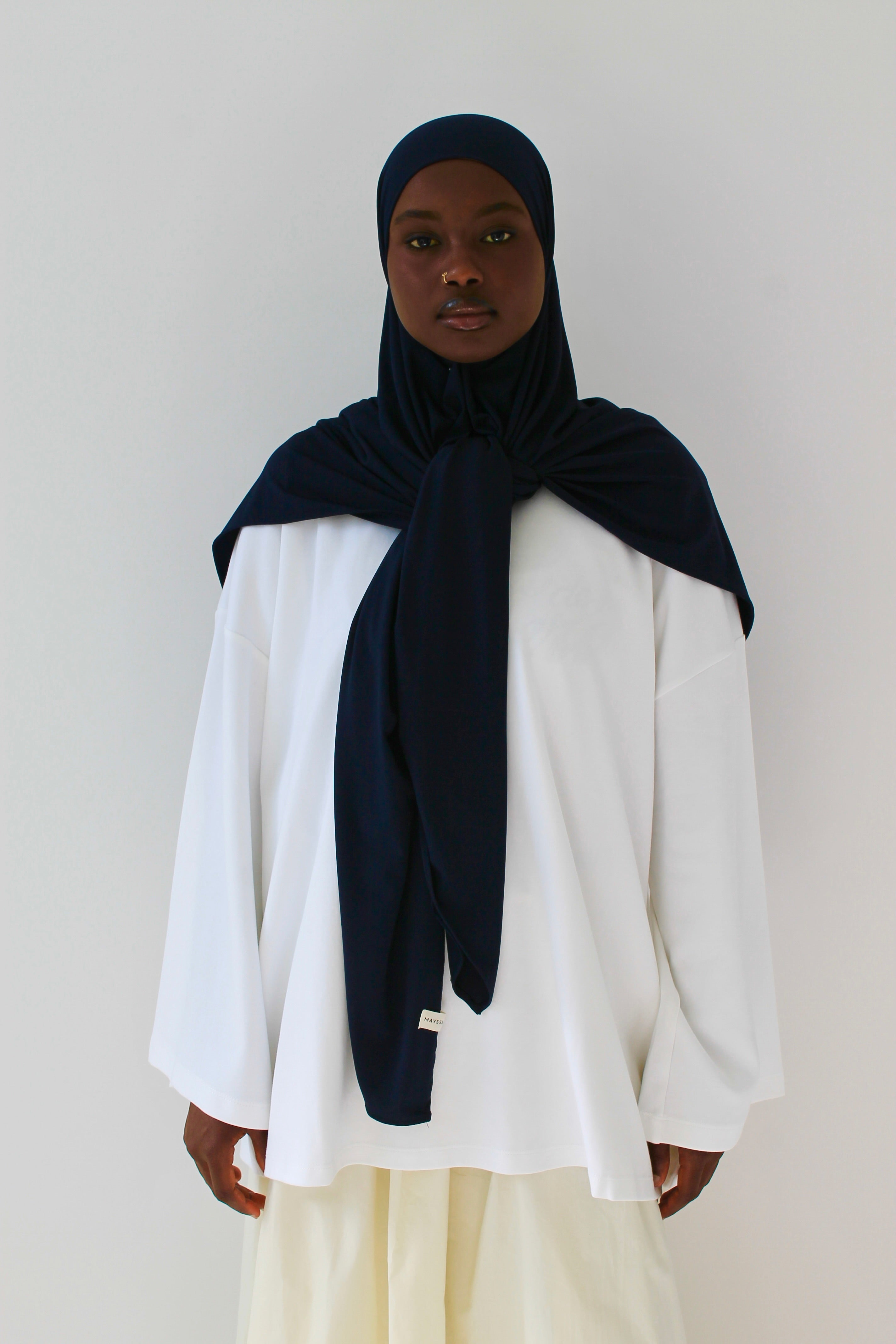 HIJAB CARRÉ JERSEY PREMIUM Mayssa Mastour