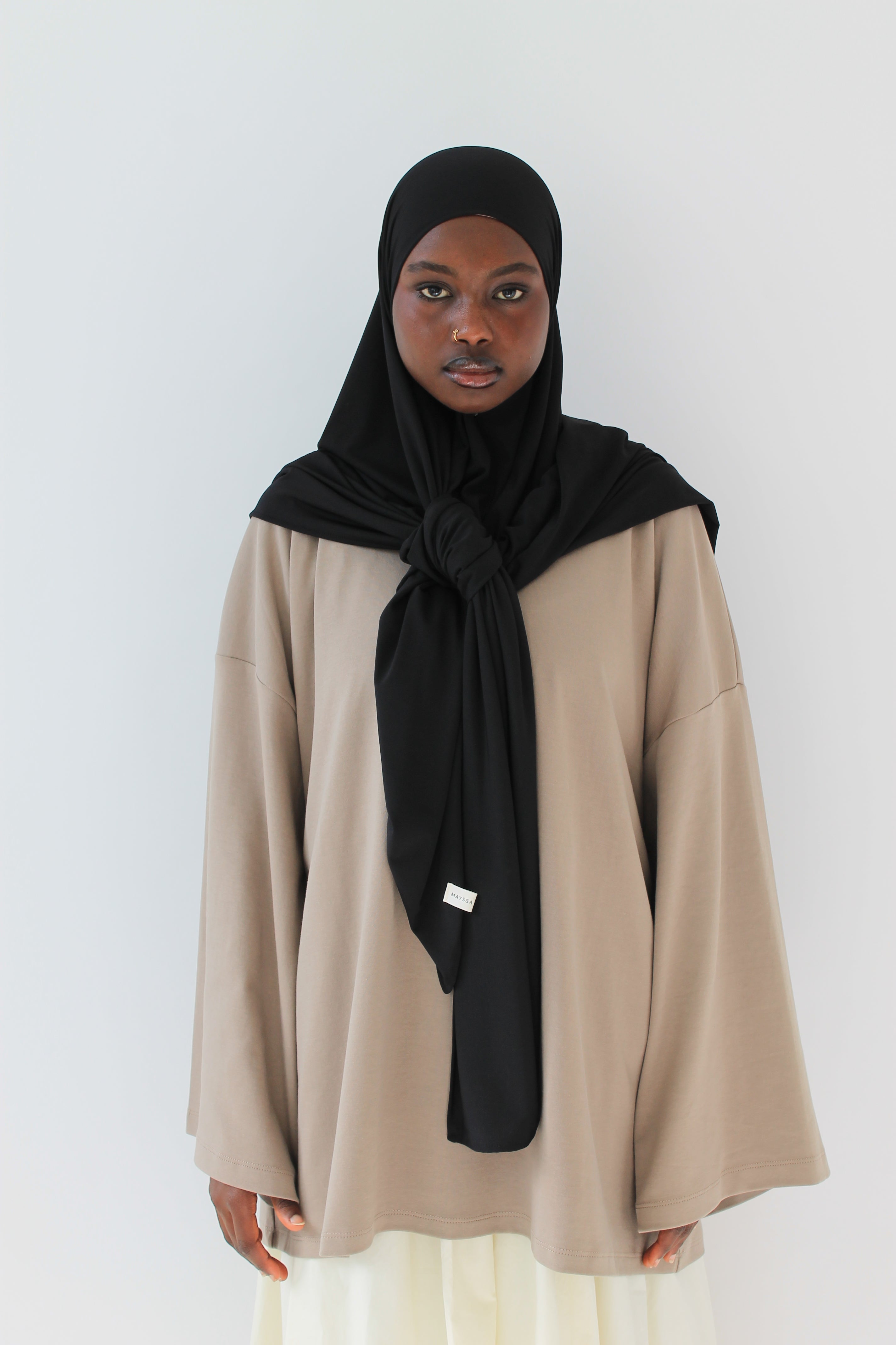 HIJAB CARRÉ JERSEY PREMIUM Mayssa Mastour