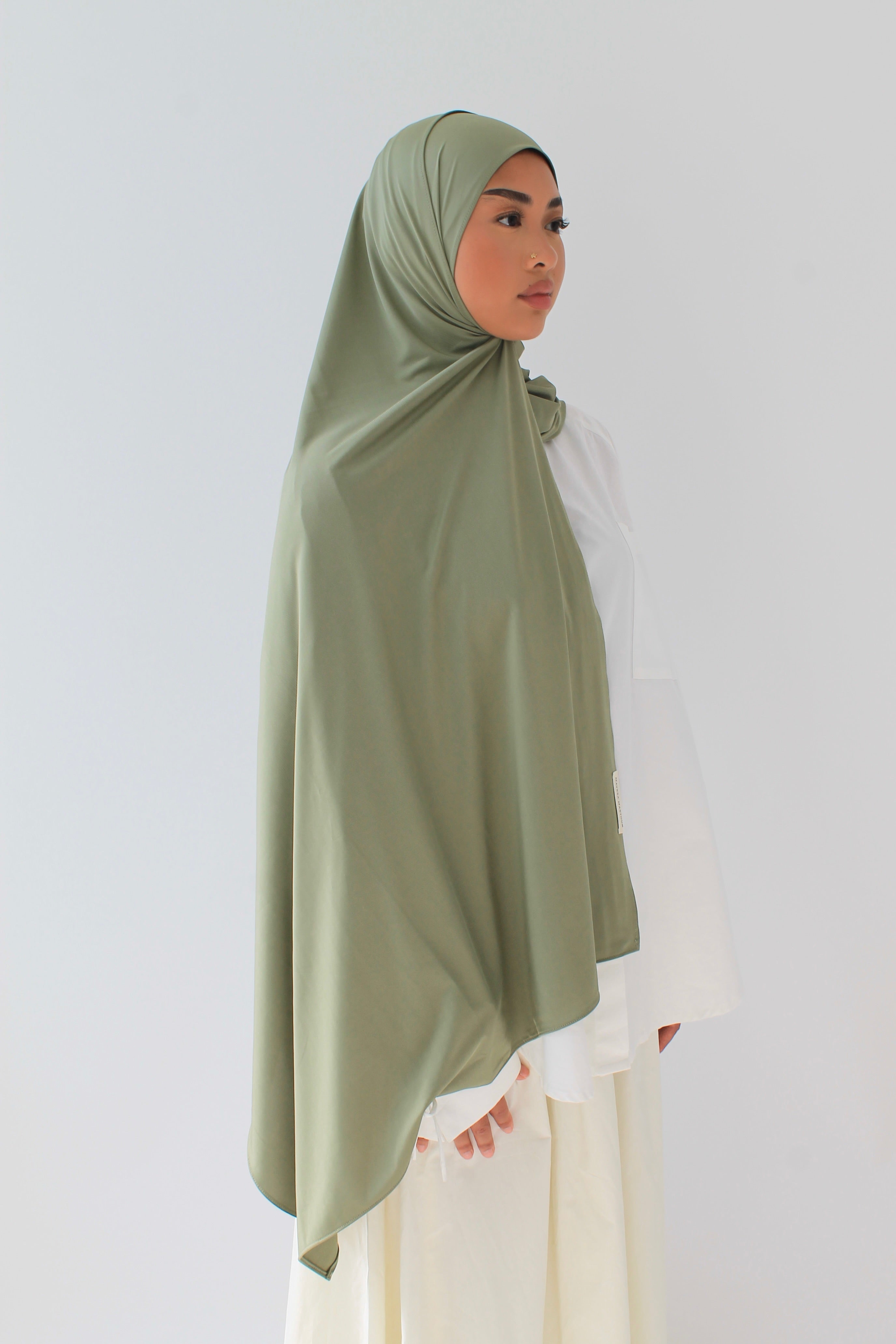 HIJAB JERSEY AIR TILLEUL Mayssa Mastour