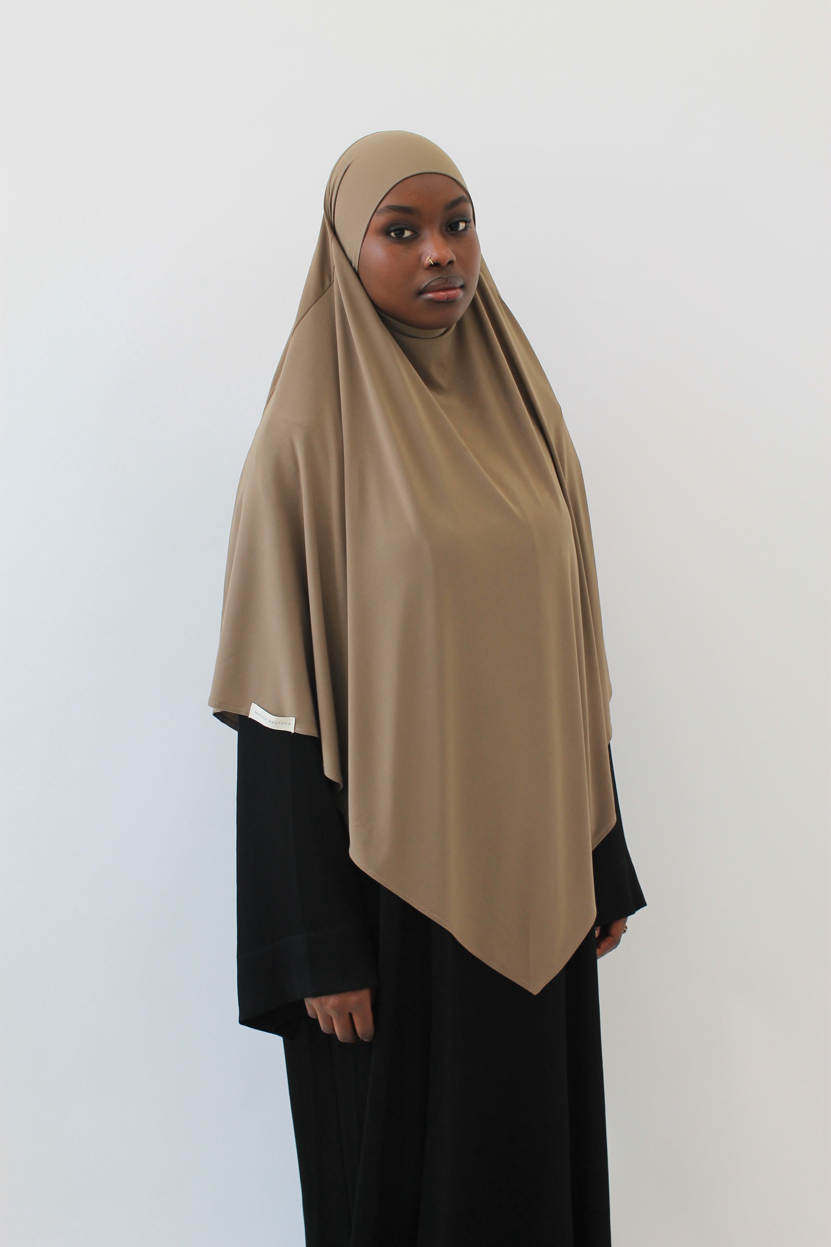 KHIMAR JERSEY PREMIUM COURT NOISETTE Mayssa Mastour