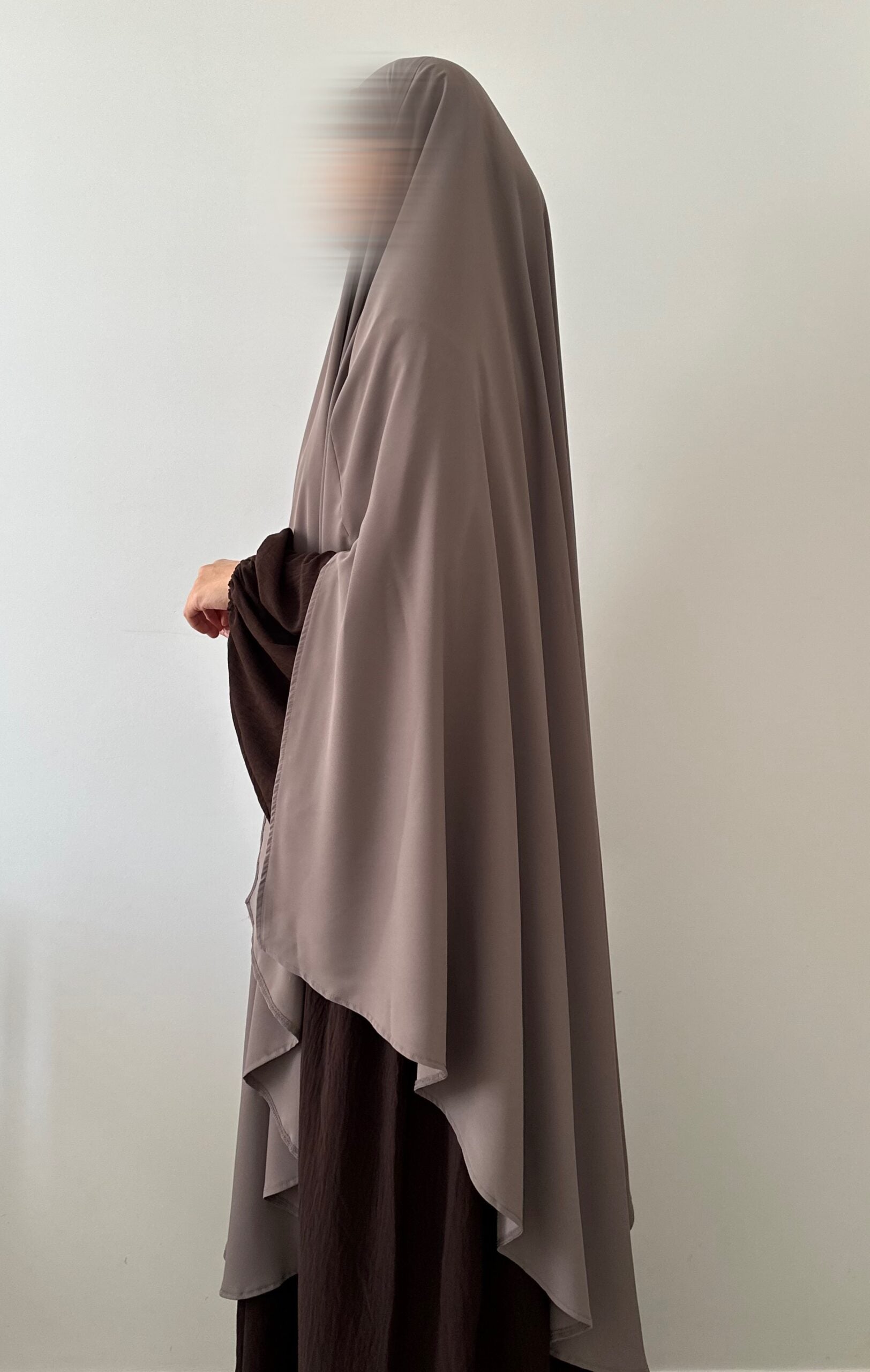 MAXI KHIMAR A FENTES SOIE DE MEDINE